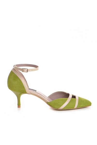 The 5th Element Lime Adele natural leather stiletto shoes