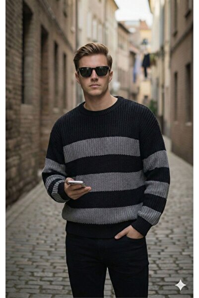 FAVORİST Men's Knitted Sweater Sweater