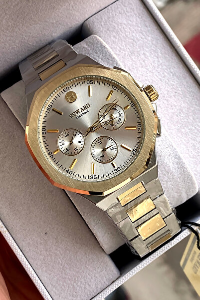 Reward Original 2 Year Warranty Men's Wristwatch Steel Band Boxed