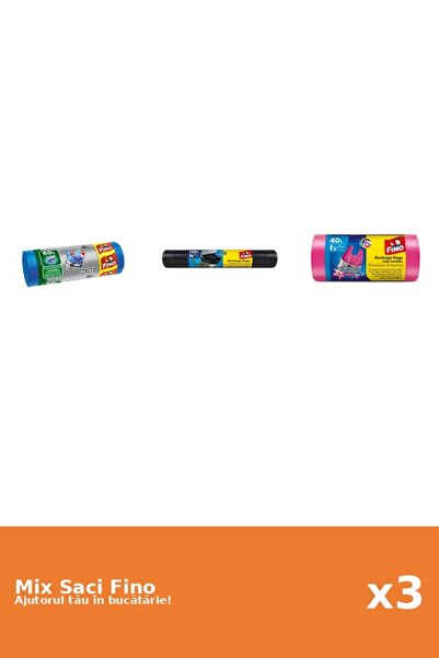 Fino Set 3 Saci Fino: 1x 20 buc, 1x 120 l, 1x 40 l