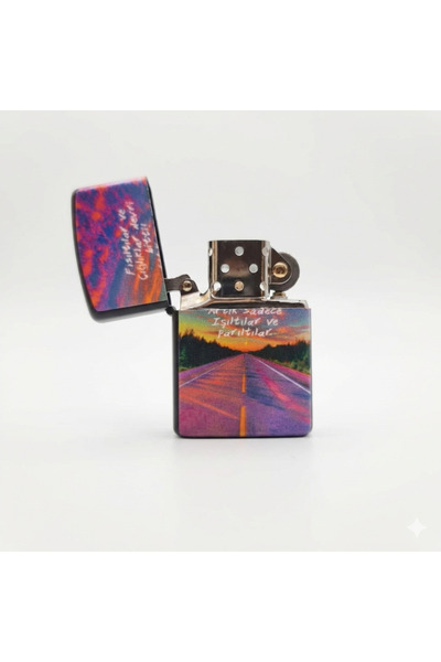 Otto Common Classic Metal Windproof Lighter - Zippo Style & Refillable 56