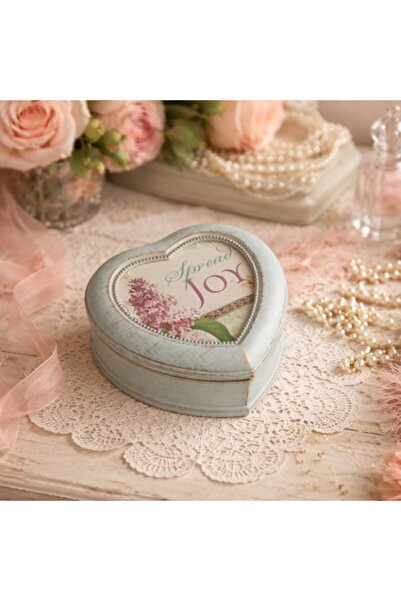 BLA BLA FOAM Cutie muzicală de bijuterii în formă de inimă cu ramă foto