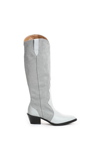 The 5th Element Women's Boots Natural Leather Gray Mimi