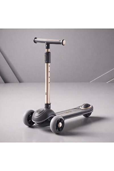 Generic A 3-wheeled children's scooter with adjustable height, a sturdy and s...