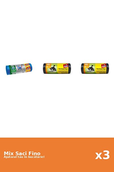 Fino Set 3 Saci Fino: 1x 20 buc, 2x 30 buc