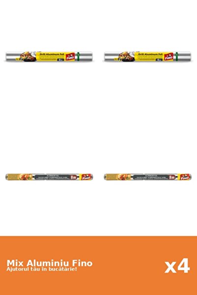 Fino Set 4 Aluminiu Fino: 4x 8 m