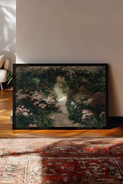 Postifull Vintage slika, poster u crnoj ramovini, vintage zidni dekor