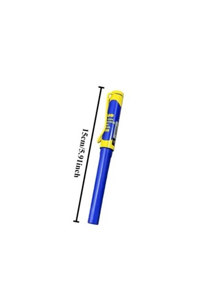 yiren Stilou EF, albastru, inox, stil fin