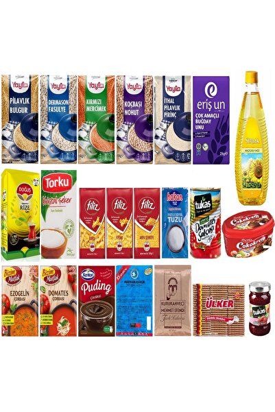 Bilmar Bereket Sofrası Ramazan Erzak Kumanya Kolisi 22 Çeşit