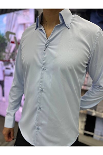 PASSERO Slim Fit V-Neck Cold Print Lycra