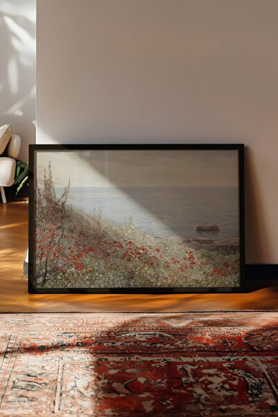 Postifull Vintage ζωγραφική, αφίσα με μαύρο πλαίσιο, vintage διακόσμηση τοίχου