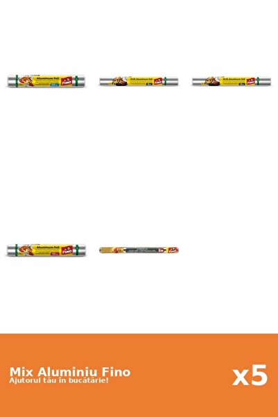 Fino Set 5 Aluminiu Fino: 1x 20 m, 3x 8 m, 1x 10 m