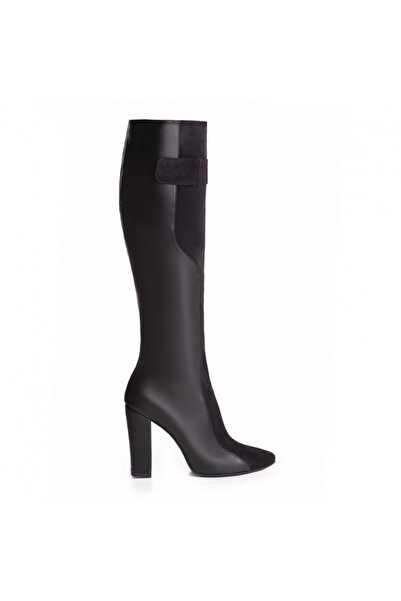 The 5th Element Cizme Block Negru Piele Naturala