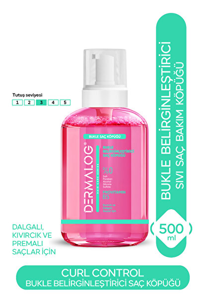 DERMALOG Curl Control- Bukle Belirginleştirici Sıvı Saç Bakım Köpüğü 500 ML