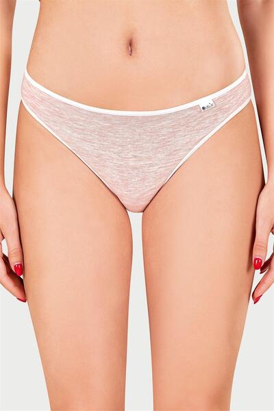 OBJE سروال رياضي نسائي من القطن والليكرا باللون الوردي