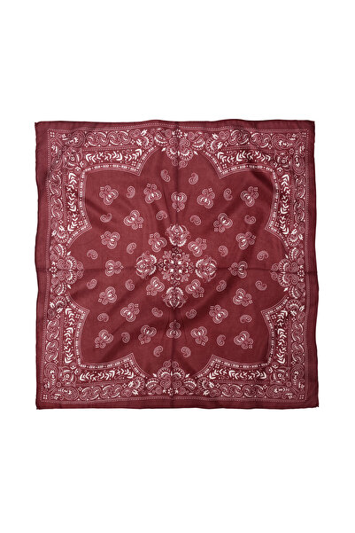 Sultan İpek Cotton Polyester Shawl Patterned Scarf / Bandana 60X60Cm