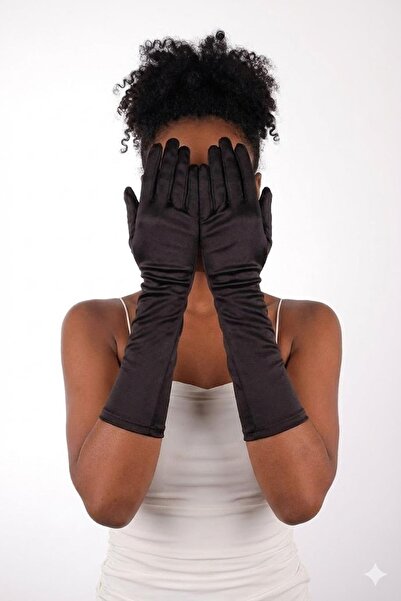 Hobigram 38 cm Dance&Opera Long Satin Gloves – High Quality Stylish Gloves fo...