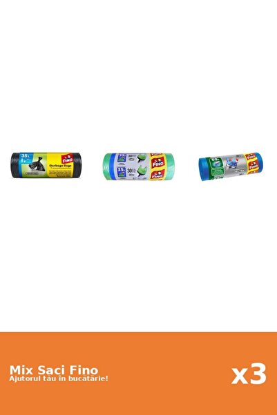 Fino Set 3 Saci Fino: 2x 30 buc, 1x 20 buc