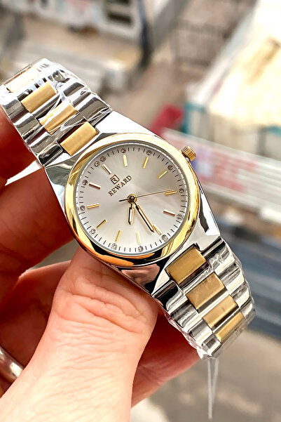 Reward ساعة يد رجالية أصلية بضمان لمدة عامين مع سوار فولاذي وعلبة