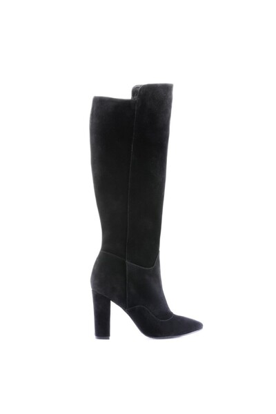 The 5th Element Cizme dama Piele Naturala Black Velvet Faye