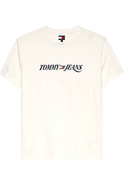 Tommy Hilfiger Men's Brand Logo T-Shirt White1 Suitable for Daily Use Dm0Dm22...
