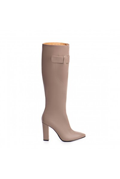 The 5th Element Cizme Block Grej Piele Naturala