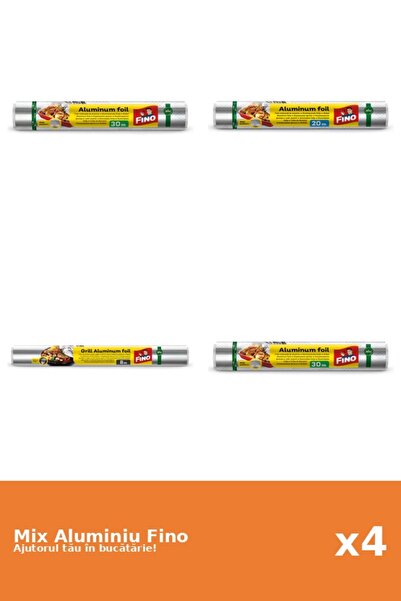 Fino Set 4 Aluminiu Fino: 2x 30 m, 1x 20 m, 1x 8 m