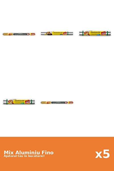 Fino Set 5 Aluminiu Fino: 3x 8 m, 1x 20 m, 1x 30 m