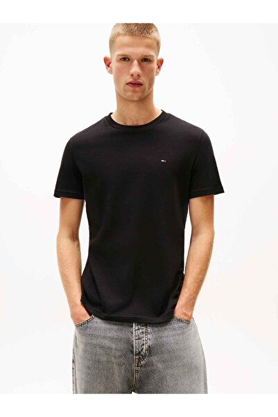Tommy Hilfiger Ανδρικά Κοντομάνικα Μπλουζάκια Ζέρσεϊ, Πακέτο 2 τεμαχίων, Εξαι...