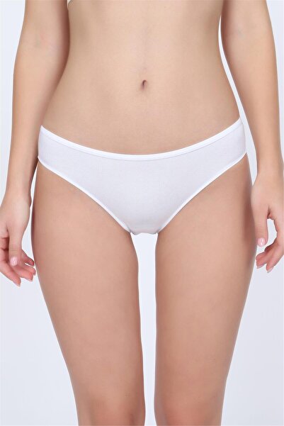 OBJE Women's White Combed Modal Slip