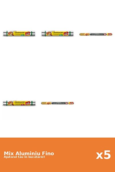 Fino Set 5 Aluminiu Fino: 2x 30 m, 2x 8 m, 1x 10 m