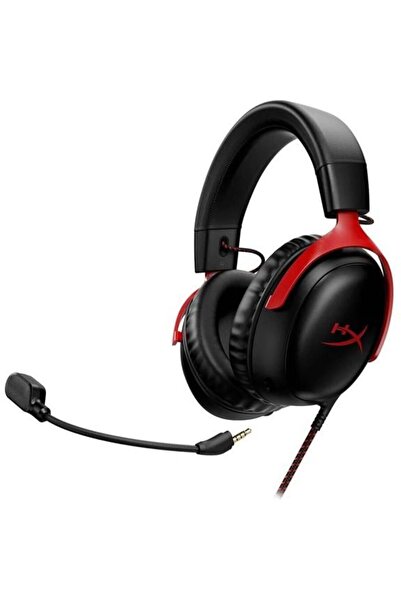 HyperX Căști de gaming cu fără sârmă Cloud III, negre și roșii