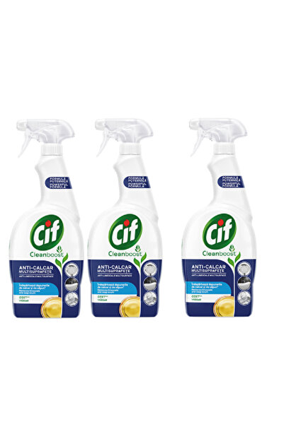 Cif Anti-limescale Spray 750 ml - 3 Pieces