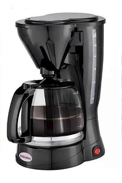 TOSCANA U 650W coffee maker for 6 cups with a removable and reusable filter