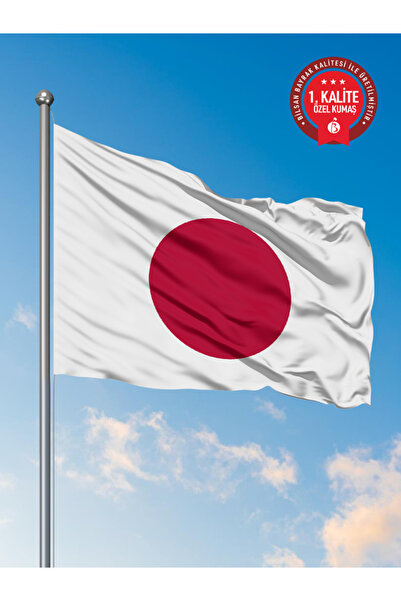 Bilsan Japonya Ülke Bayrağı 70 x 105 cm - Raşel Kumaş 1. Kalite