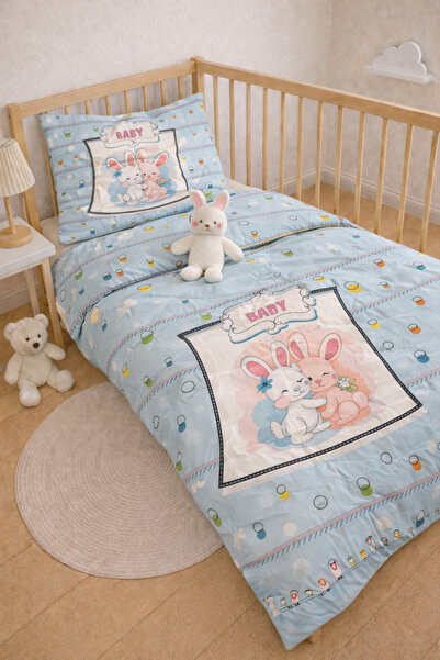 İQON Baby Bedding Set (1 Piece) Colorful Baby Bunny