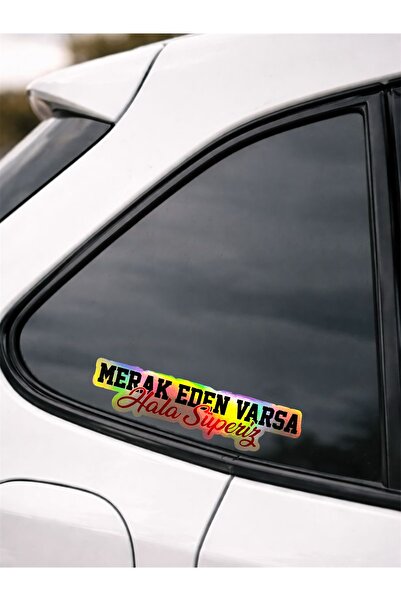 sticker إذا كان لديك استفسار، فأنت لا تزال تشعر بالدهشة، فهذا ملصق زجاج السيا...