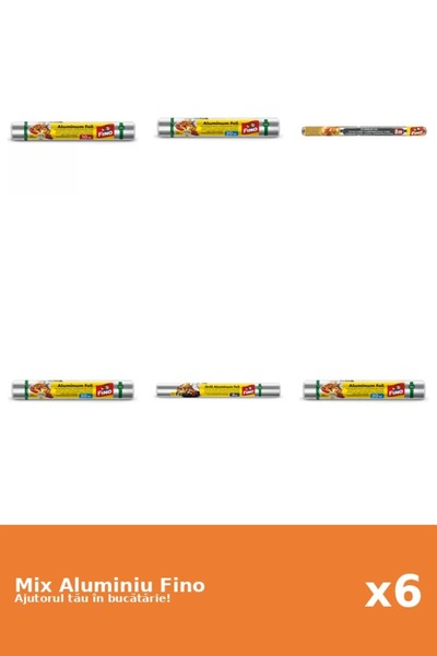 Fino Set 6 Aluminiu Fino: 1x 10 m, 3x 20 m, 2x 8 m