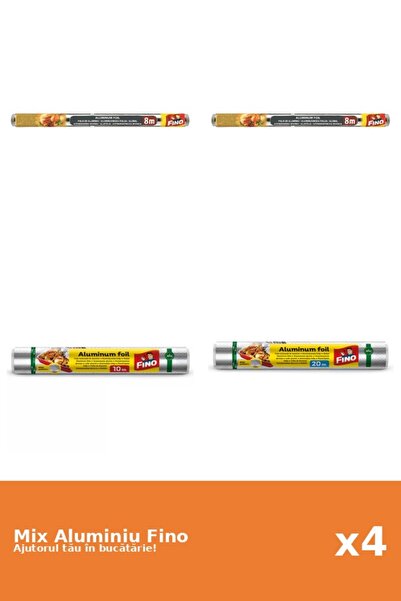 Fino Set 4 Aluminiu Fino: 2x 8 m, 1x 10 m, 1x 20 m