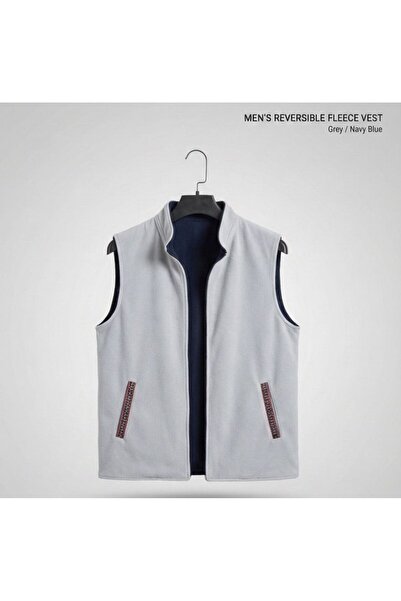 ALnama Men's winter double-sided vest