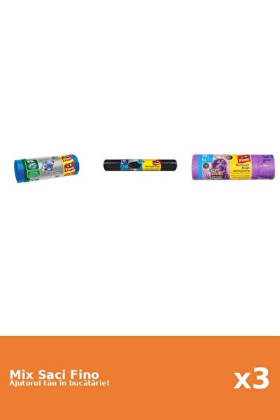 Fino Set 3 Saci Fino: 1x 20 buc, 1x 120 l, 1x 35 l