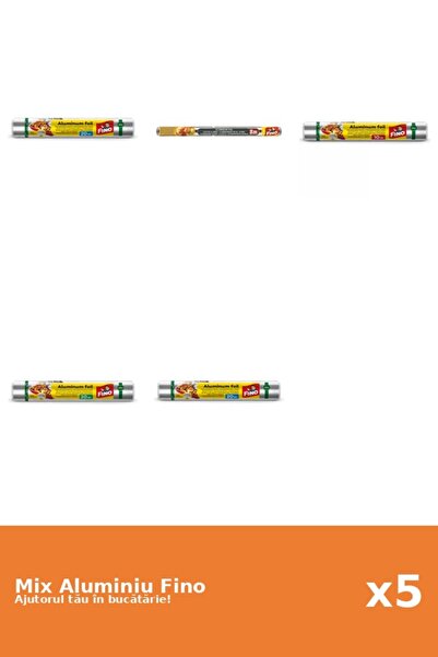 Fino Set 5 Aluminiu Fino: 2x 20 m, 1x 8 m, 1x 10 m, 1x 30 m