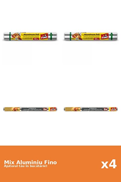 Fino Set 4 Aluminiu Fino: 2x 10 m, 2x 8 m