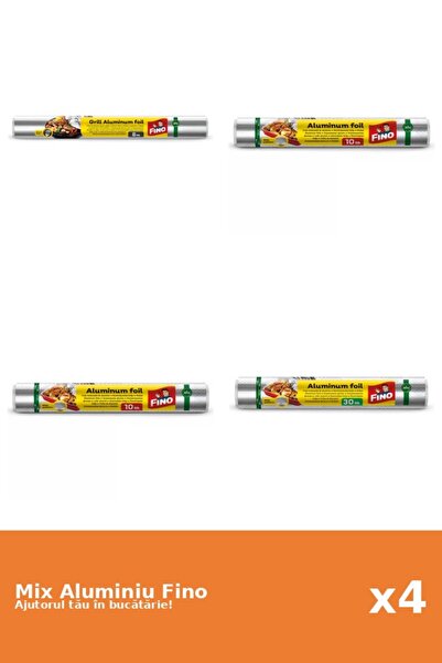 Fino Set 4 Aluminiu Fino: 1x 8 m, 2x 10 m, 1x 30 m