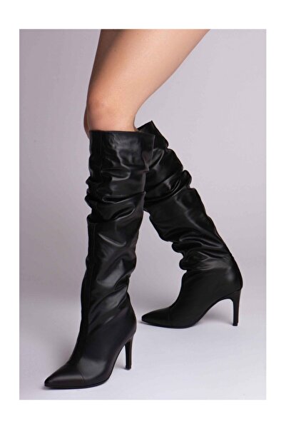 The 5th Element Women's Boots Natural Leather Black Dune