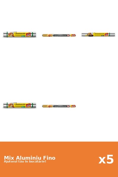 Fino Set 5 Aluminiu Fino: 2x 30 m, 3x 8 m