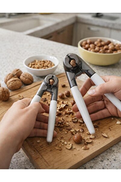 Senz Metal Walnut and Hazelnut Cracker Set of 2