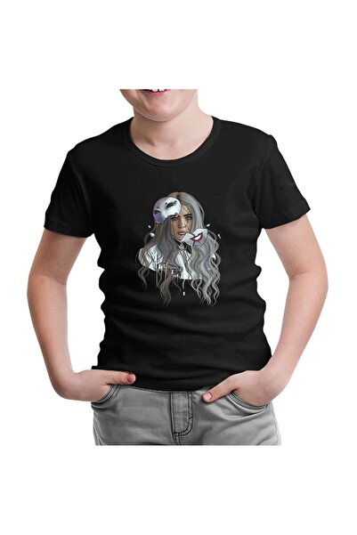 Lord T-Shirt بيلي إيليش - تي شيرت أسود للأطفال بتصميم قناع