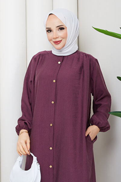 Pamuk Butik Жіноча сукня з деталями з боковими кишенями