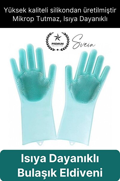 Svein #BulaşıkEldiveni Isıya Dayanıklı Rahat Sağlam Silikon Bulaşık Yıkama El...